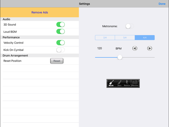 Real Drums! iPad screenshot 5 - Music app