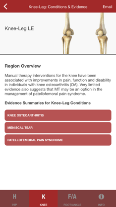 Mobile OMT Lower Extremity screenshot 2