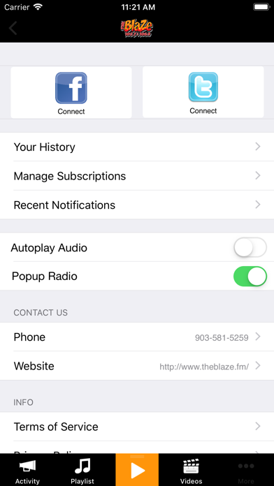 Screenshot 2 of The Blaze 102.7 & 106.9 App