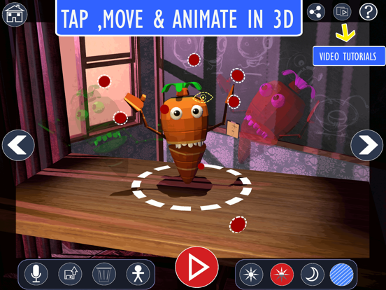 Animate Me 3D iPad app afbeelding 1