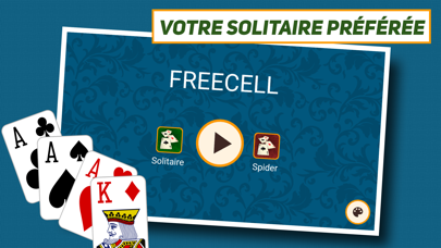 Screenshot #1 pour Freecell Solitaire : Classique