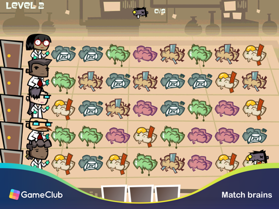 Zombie Match Defense iPad app afbeelding 1