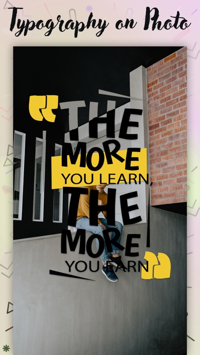 Screenshot #2 pour Typography Quotes Creator