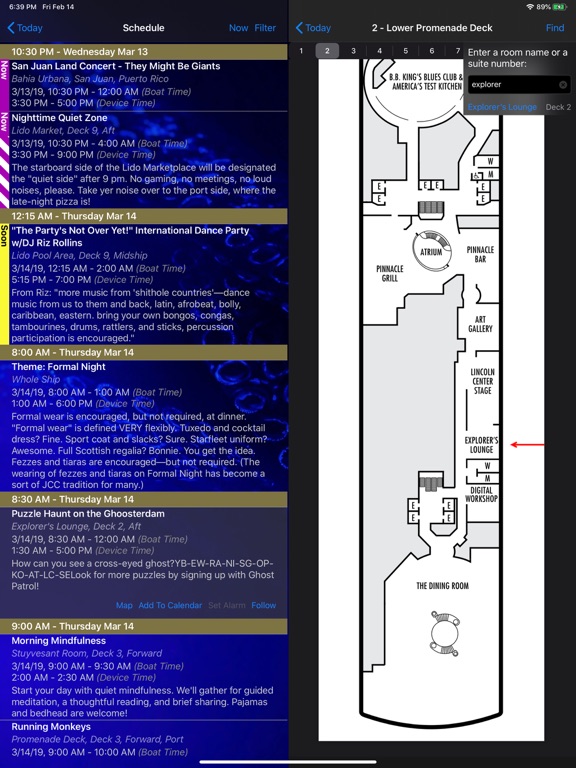 The Kraken, a Twitarr Client iPad screenshot 1 - Travel app