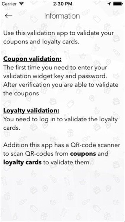Validation app