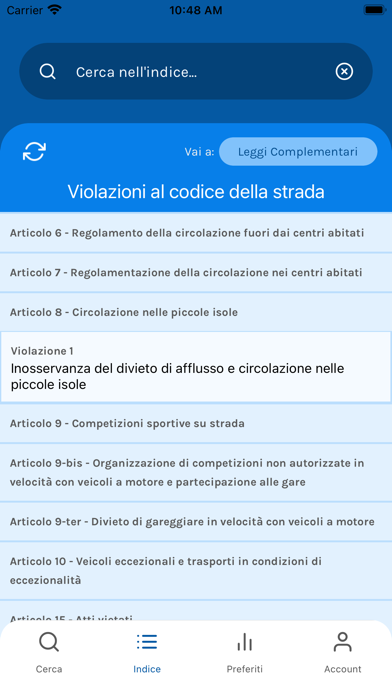 Prontuario Codice della Strada Screenshot