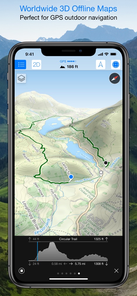Maps 3D PRO - Hike & Bike - Navigation App | MWM