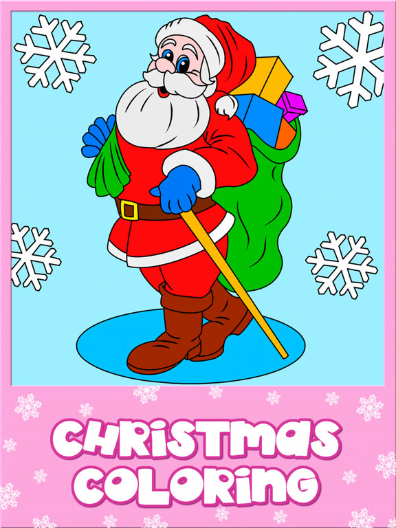Screenshot #4 pour Christmas Coloring Book Games