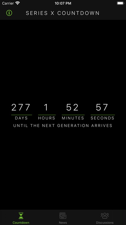 Countdown for Xbox Series X