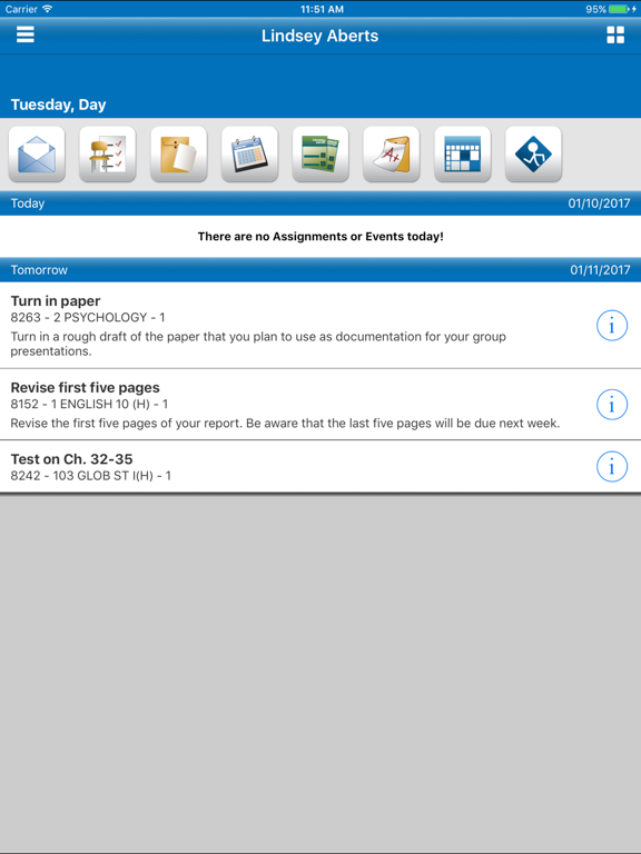 Screenshot #2 for eSchoolPLUS Family