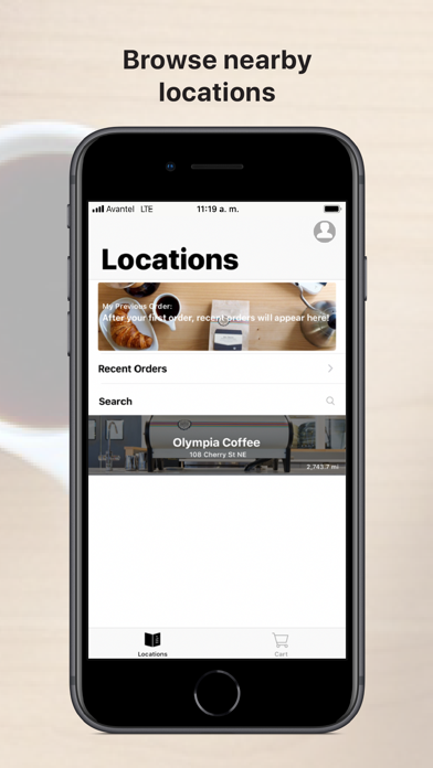 Olympia Coffee Roasters Screenshot