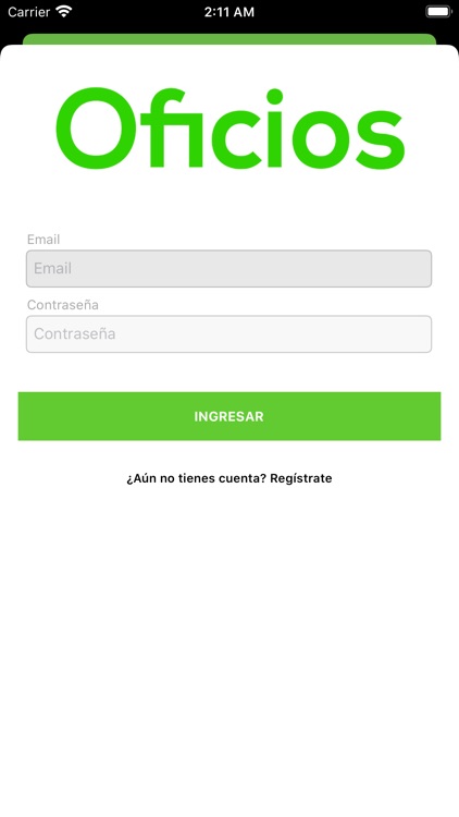 Oficios: Mensajería y limpieza