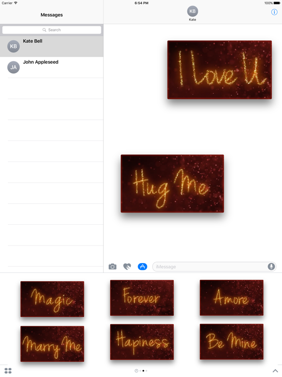 Screenshot #5 pour Animated Love Sticker