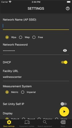 Equipment Setup screenshot 1