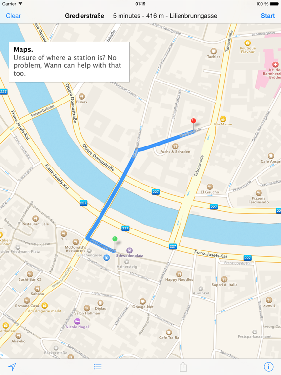 Wann Today iPad screenshot 5 - Travel app