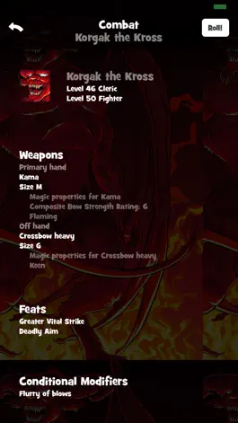 Game screenshot D20 Attack! for Pathfinder hack
