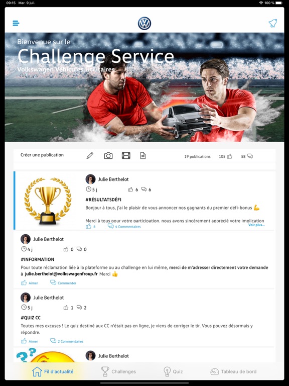Screenshot #4 pour Challenge VU