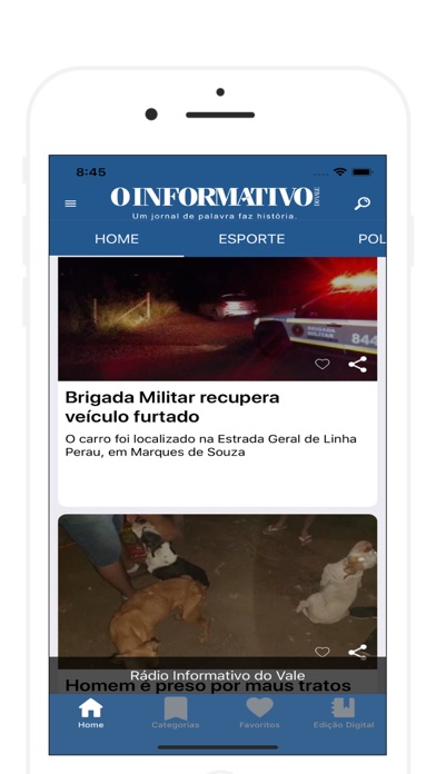 O Informativo do Vale Screenshot