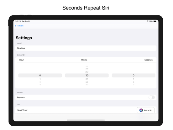 Timer - Create Multiple Timers iPad app afbeelding 4