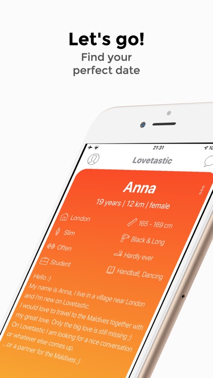 Lovetastic: Pictureless Dating screenshot-4