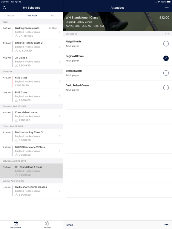 Screenshot #5 pour ClubSpark - England Hockey