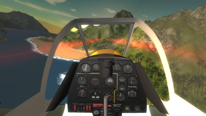 P-51 Mustang Aerial Virtual Reality Simulation Over the Pacific Islands Screenshot 2