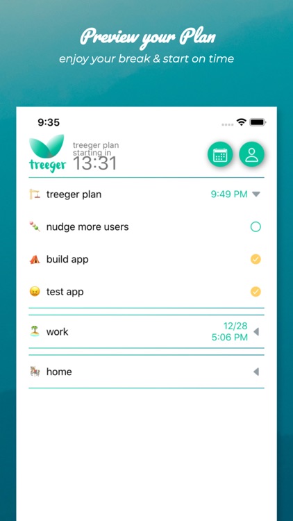 Treeger - todo alarm & focus screenshot-4
