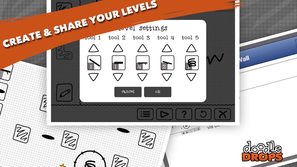 #3. Doodle Drop : Physics Puzzler (iOS) 由: Sirqul, Inc.