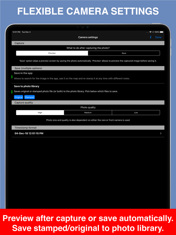 GPS Camera 55. Field Survey iPad screenshot 8 - Navigation app