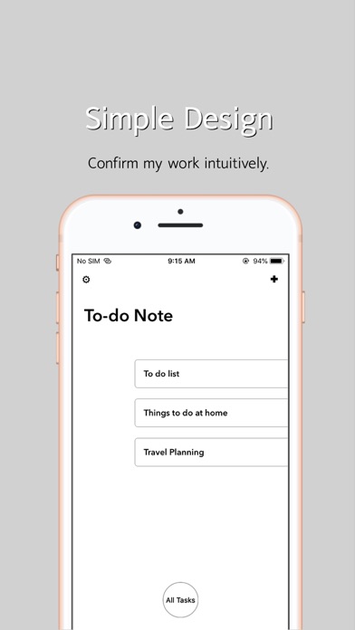 ToDoNote - Simple To-do List Screenshot