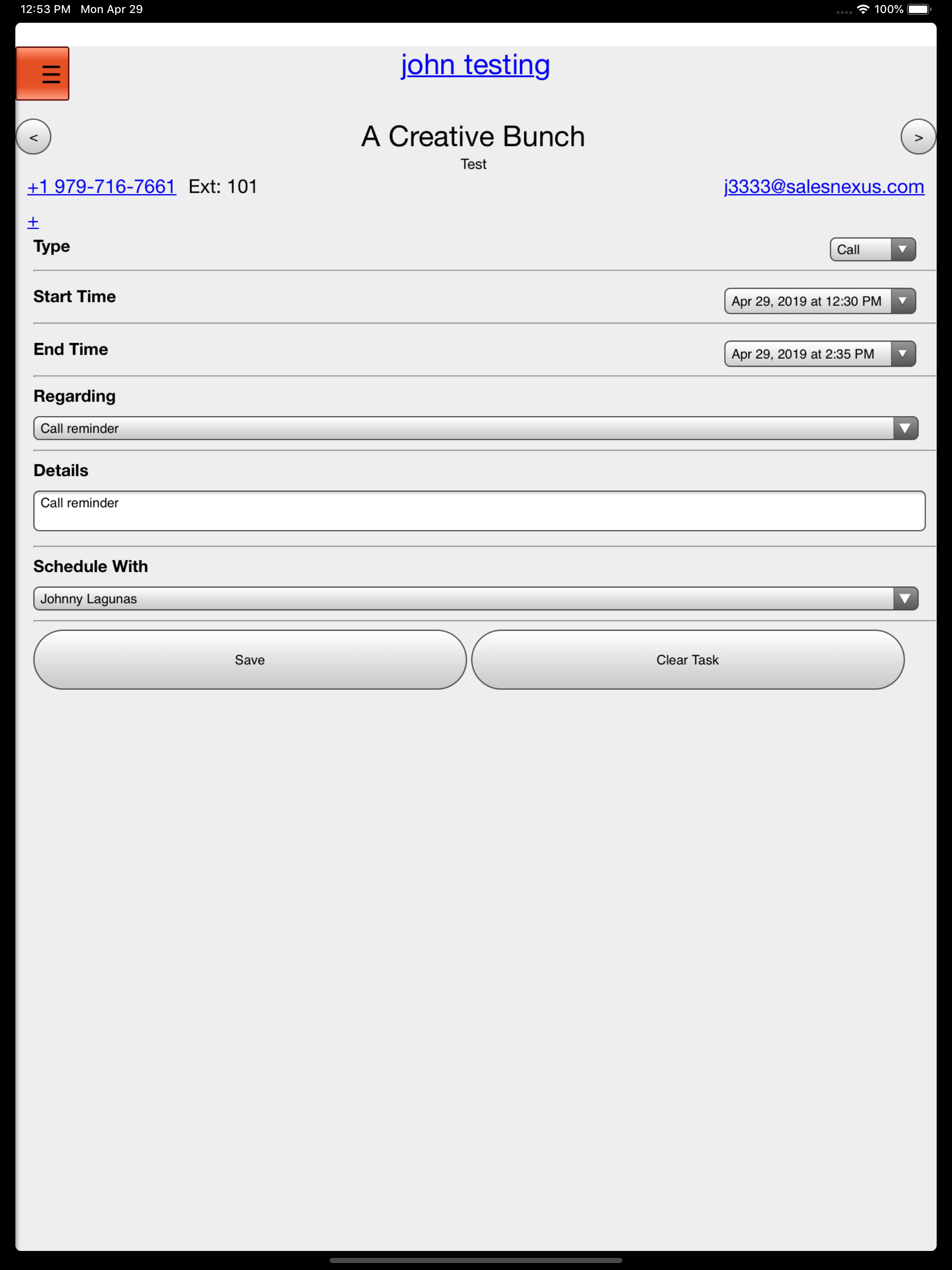 SalesNexus Mobile screenshot 8