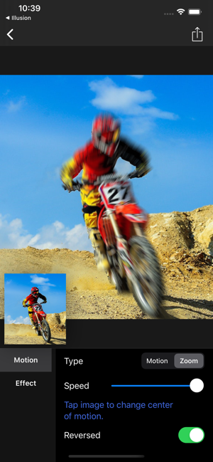 ‎Motion Blur - Panning Photo Screenshot