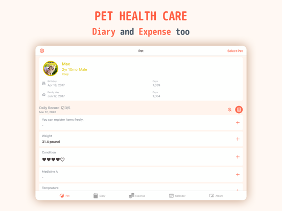 Screenshot #4 pour PetNote - Pet Health Care