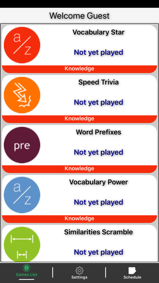Word Games - Brain Training - 1.0.8 - (iOS)