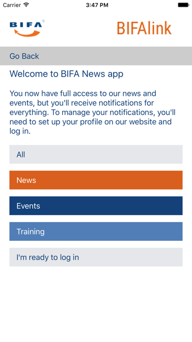 BIFA Screenshot