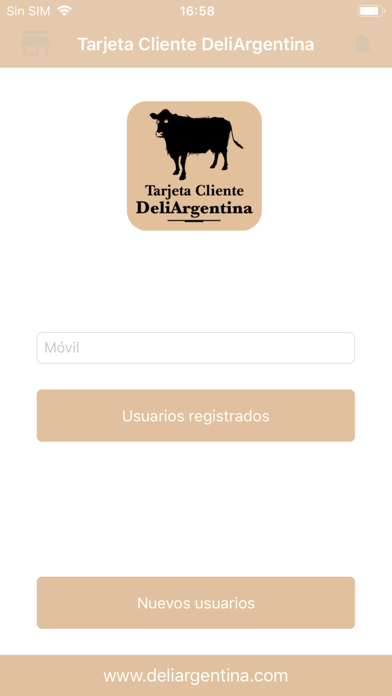 Tarjeta Cliente DeliArgentina Screenshot