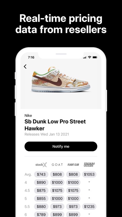 Screenshot #3 pour Drop - Shoe Releases & Raffles