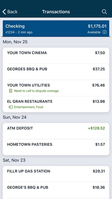 Citizens Bank MN Screenshot
