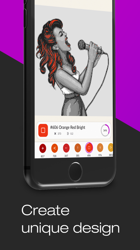 #1. Magic Needle: Cross-Stitch (iOS) By: Artem Shal