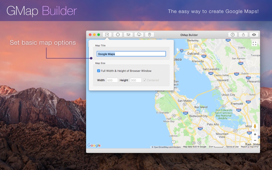 GMap Builder - 1.2 - (macOS)