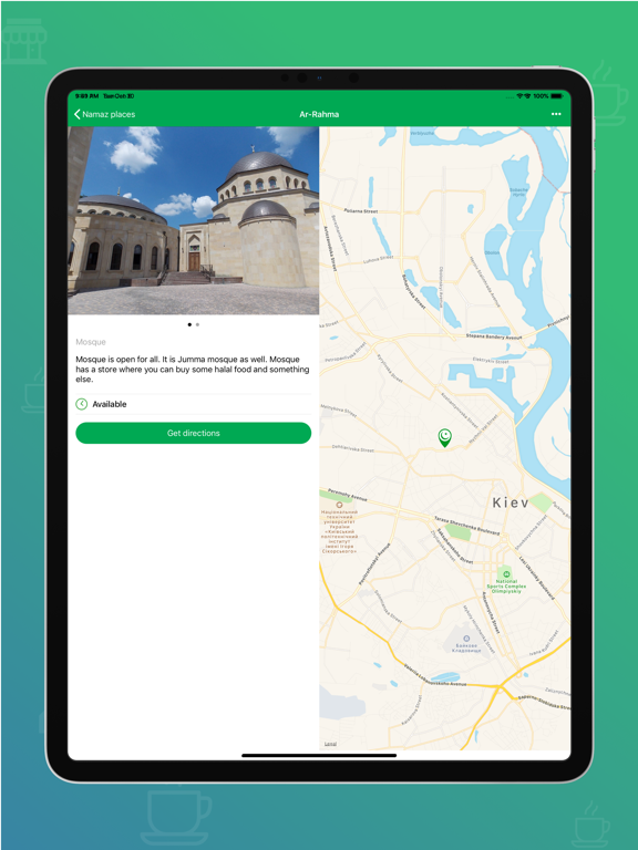 Namaz Places iPad screenshot 3 - Travel app