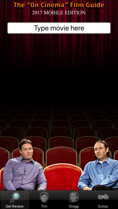 The "On Cinema" Film Guide Screenshot