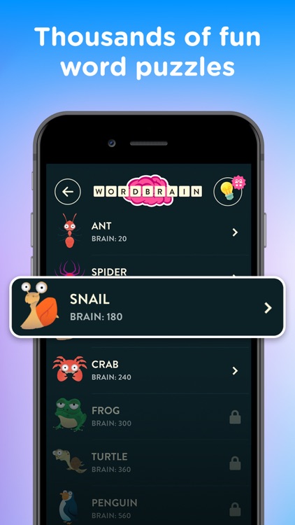 WordBrain: Challenging puzzles screenshot-4