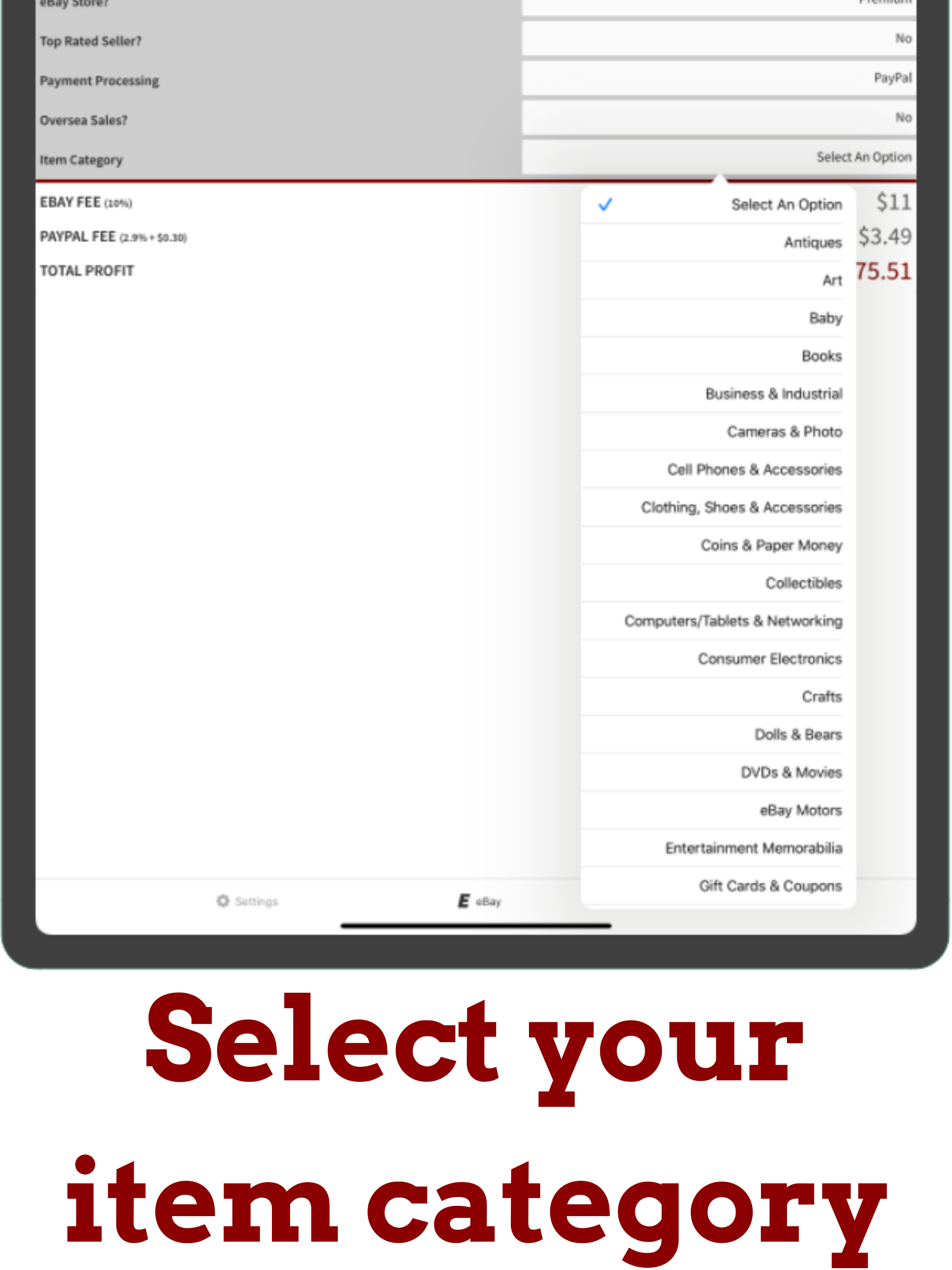 Ebay Fees Calculator