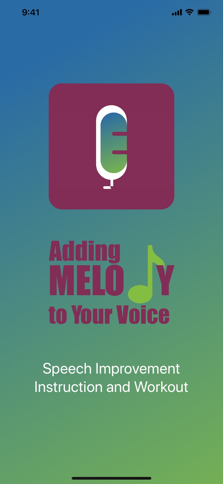 Adding Melody To Your Voice iphone screenshot 7