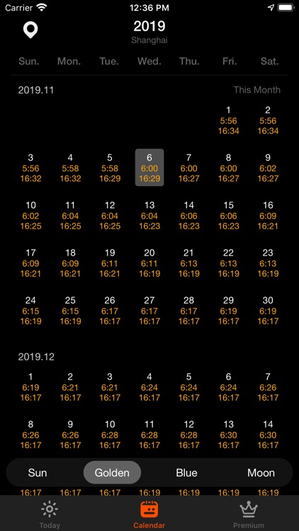 Sun & Moon - Sunrise Sunset