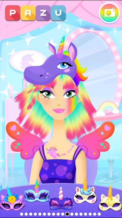 Girls Hair Salon Unicorn screenshot-3
