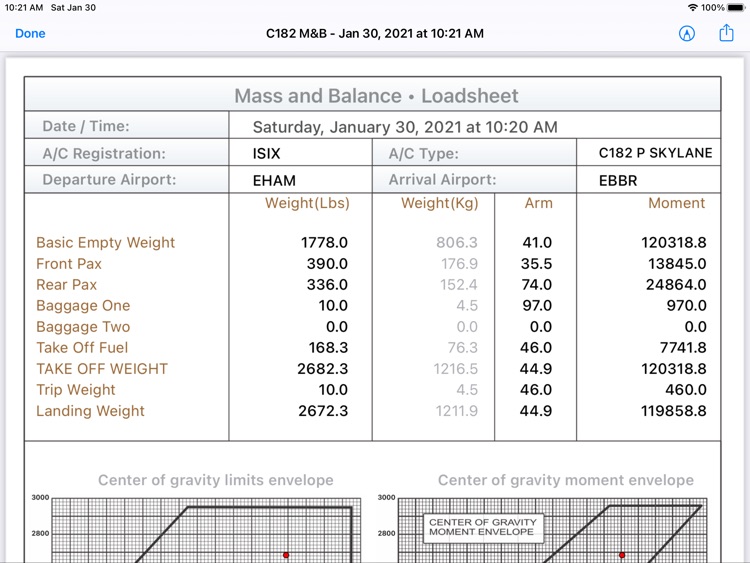 C182 M&B screenshot-3