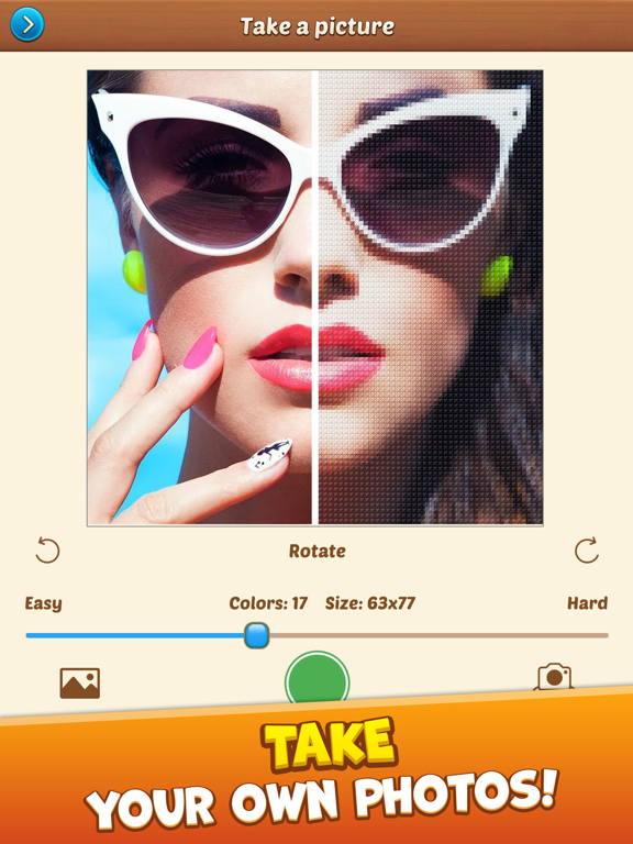 Cross Stitch: Coloring Art iPad screenshot 4 - Games app