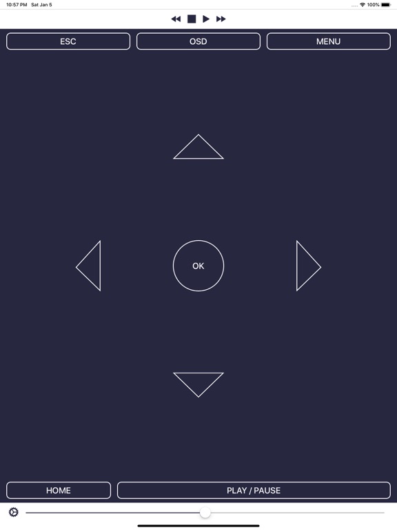 Plex & Kodi (XBMC) remote iPad screenshot 1 - Utilities app